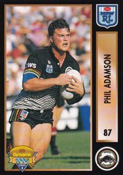 1994 Dynamic Rugby League Series 2 #87 Phil Adamson Front
